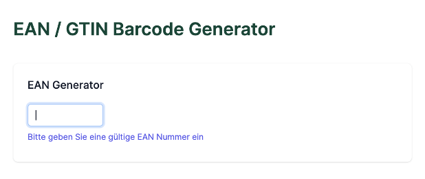 AMALYTIX EAN GTIN Barcode Generator für Amazon