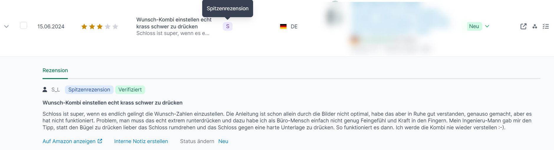 Globale Spitzenrezensionen