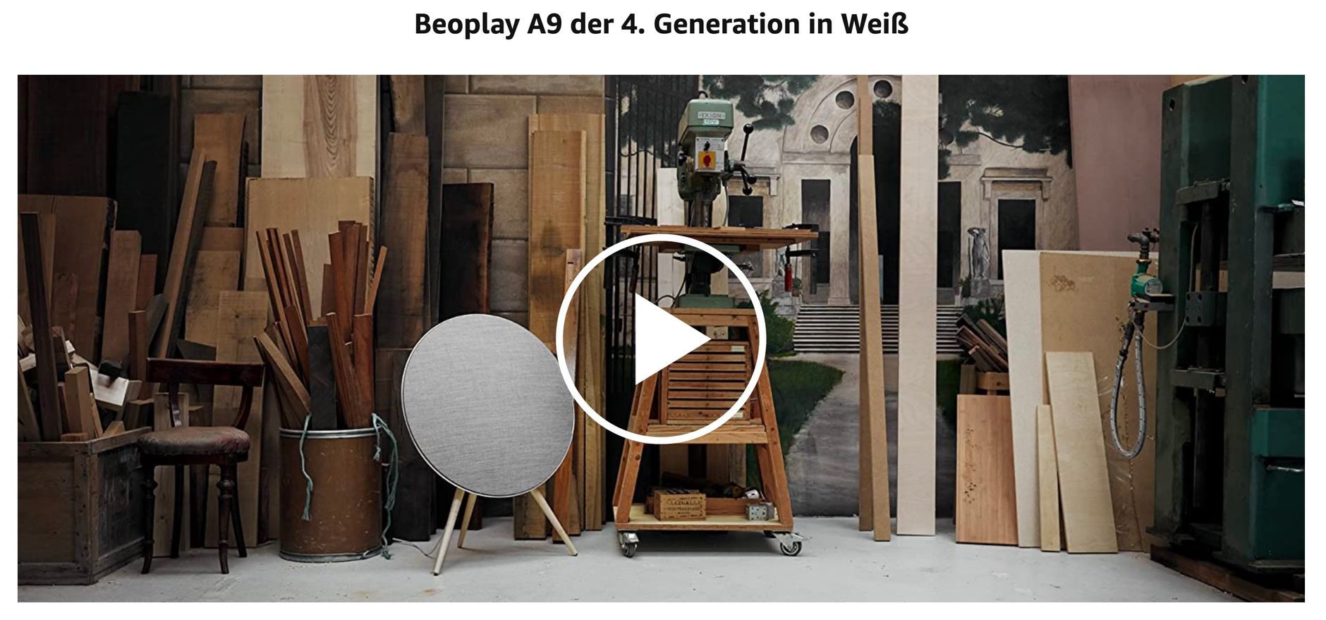 Amazon A+ Premium Content Hero Video Modul mit Vorschaubild und Play-Button