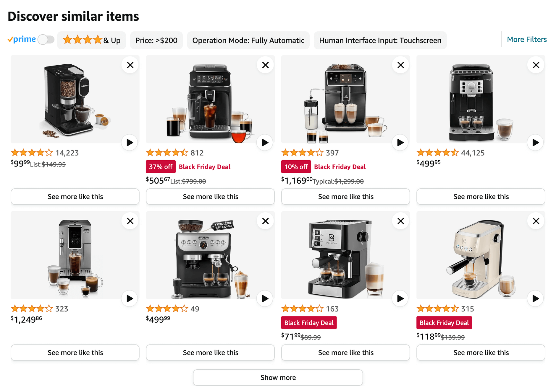 Amazon USA Produktempfehlungen mit integrierter Videofunktion für bessere Kaufentscheidungen