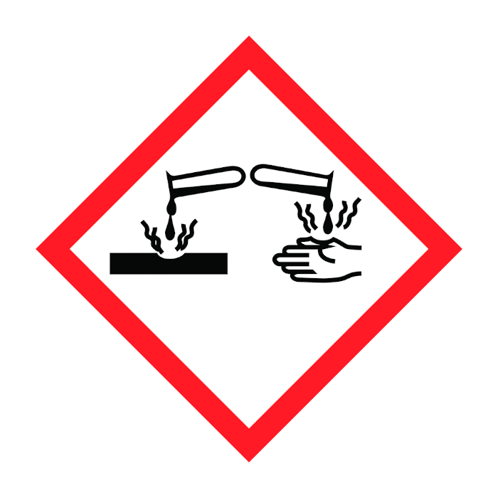 pictogram corrosive