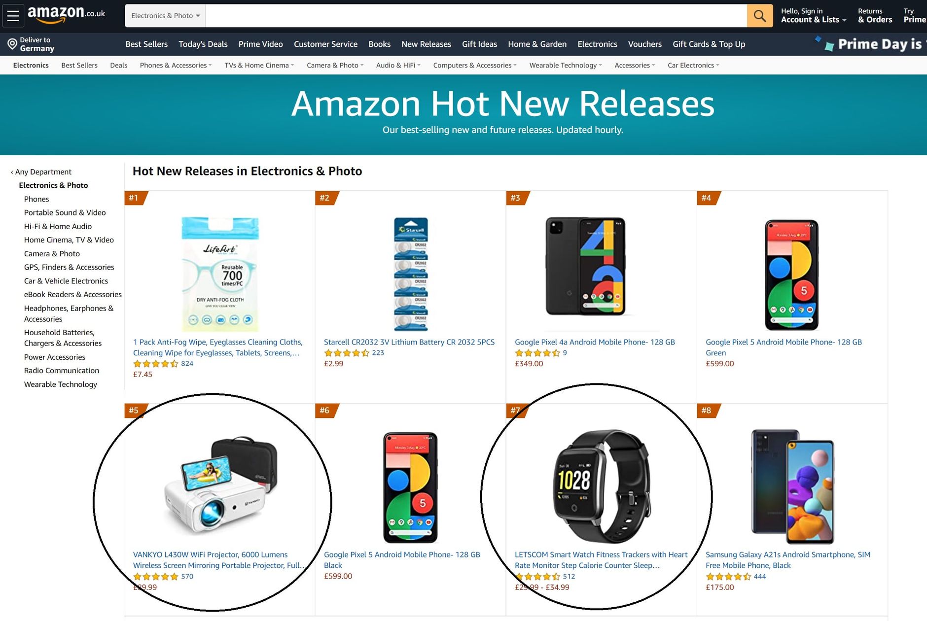Amazon new releases on amazon.com