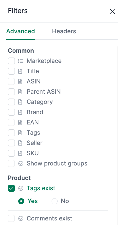 AMALYTIX Tags exist