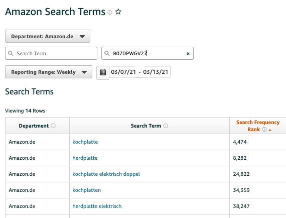 Search based on similar products