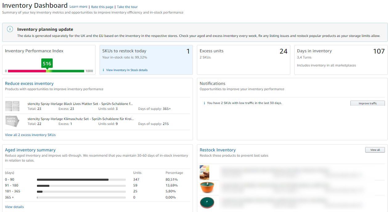 Inventory Dashboard