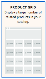 Amazon Brand Store Produktraster layout