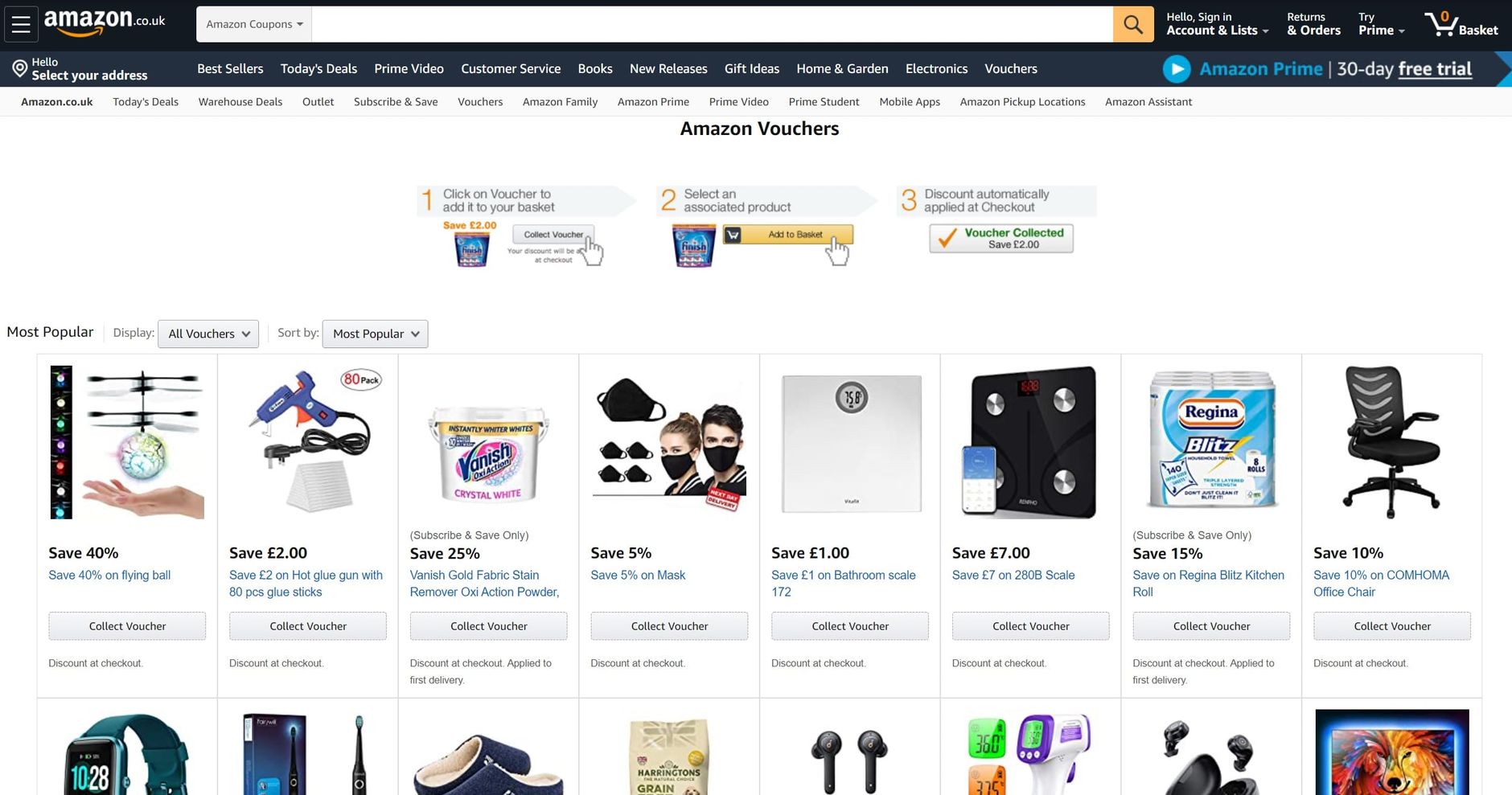 Amazon Coupon Website