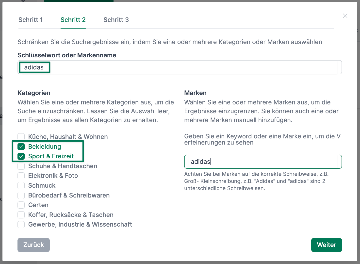 AMALYTIX Monitor hinzufügen