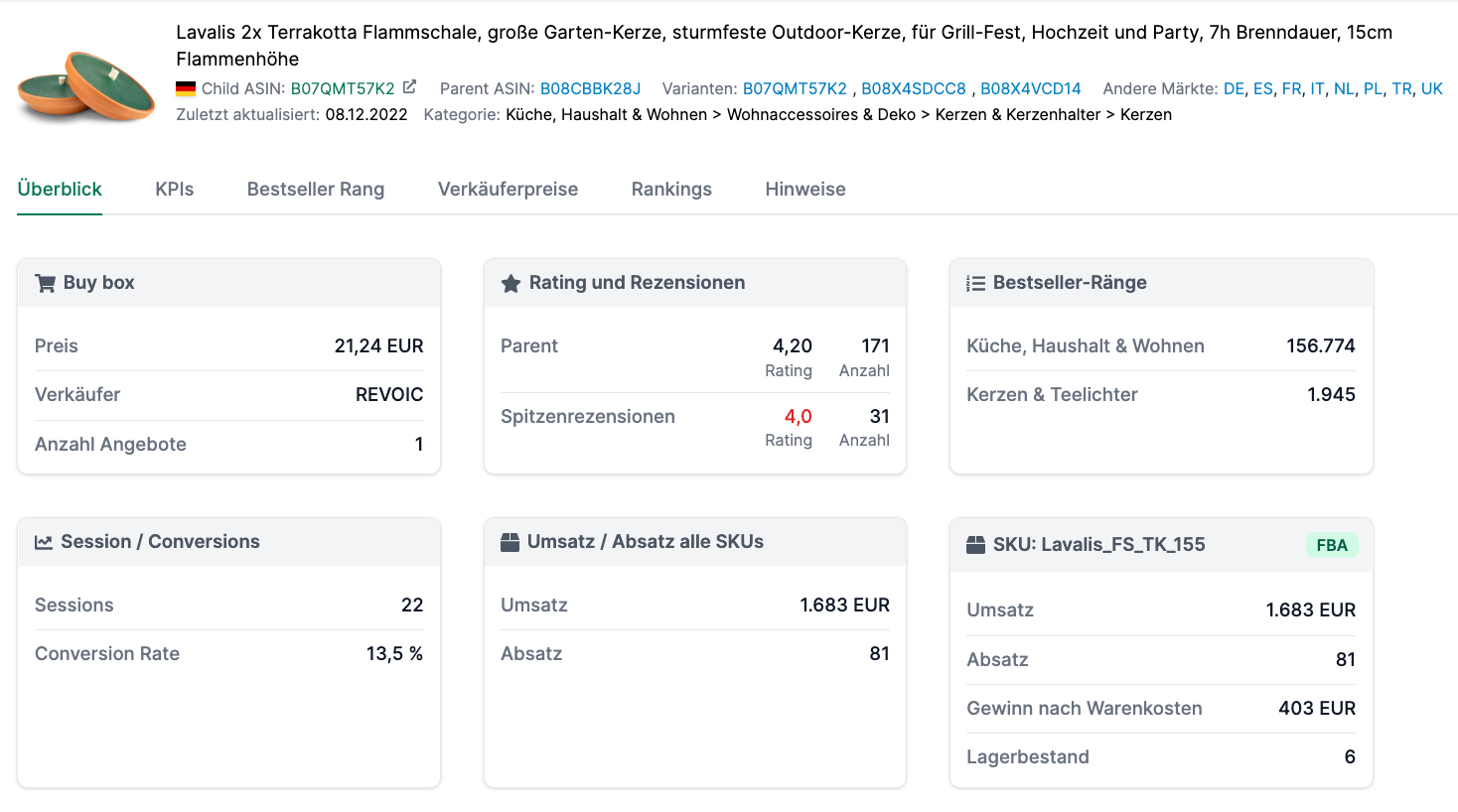 Produktdetailseite