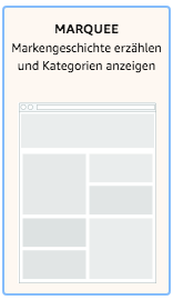 Amazon Brand Store Marquee Layout