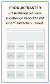 Amazon Brand Store Produktraster Layout