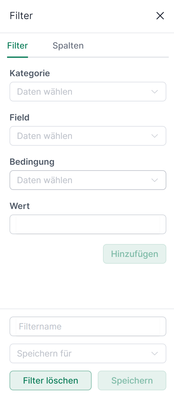 Amalytix Amazon Tool Filter erstellen