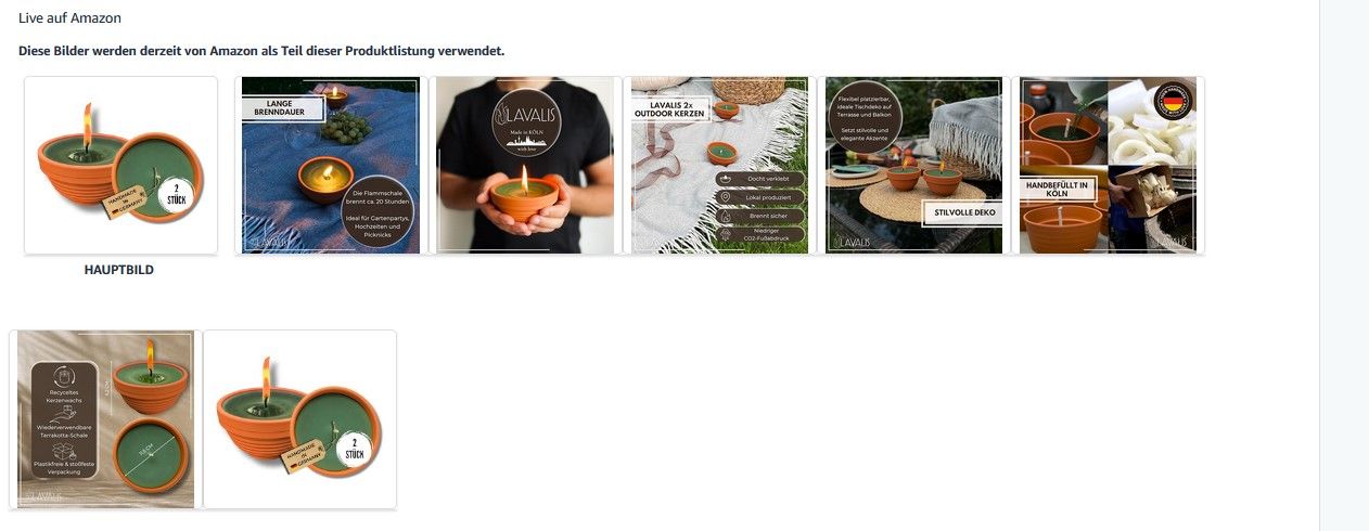 Bilder auf Amazon einfügen - Live Produktbilder