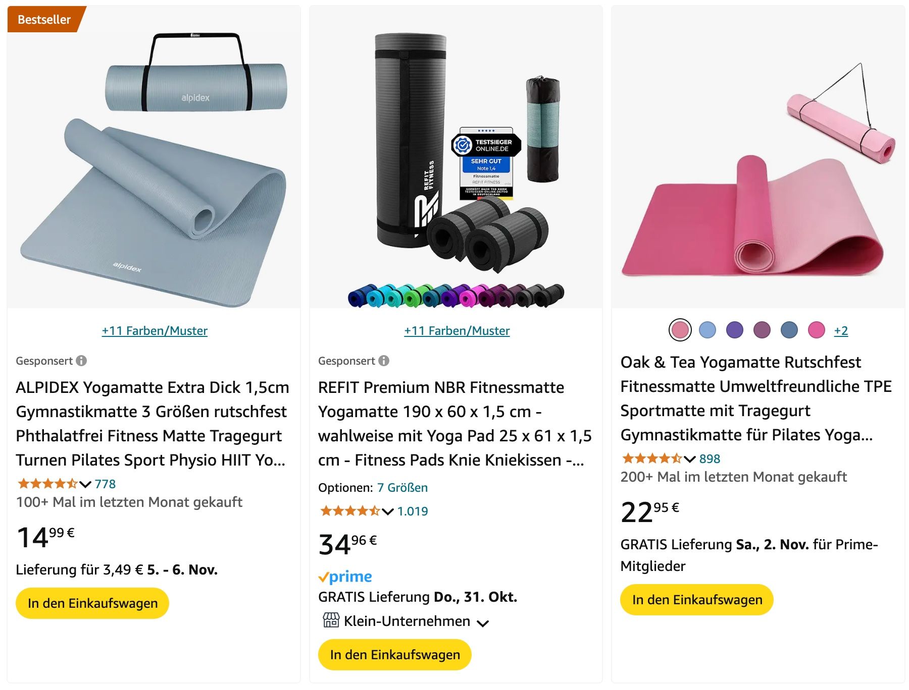 Amazon Produktbilder in der Amazon Suche